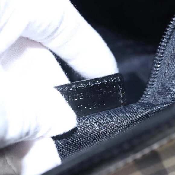 BURBERRY Nova Check Shoulder Bag PVC Beige Auth 106755 - Picture 12 of 16